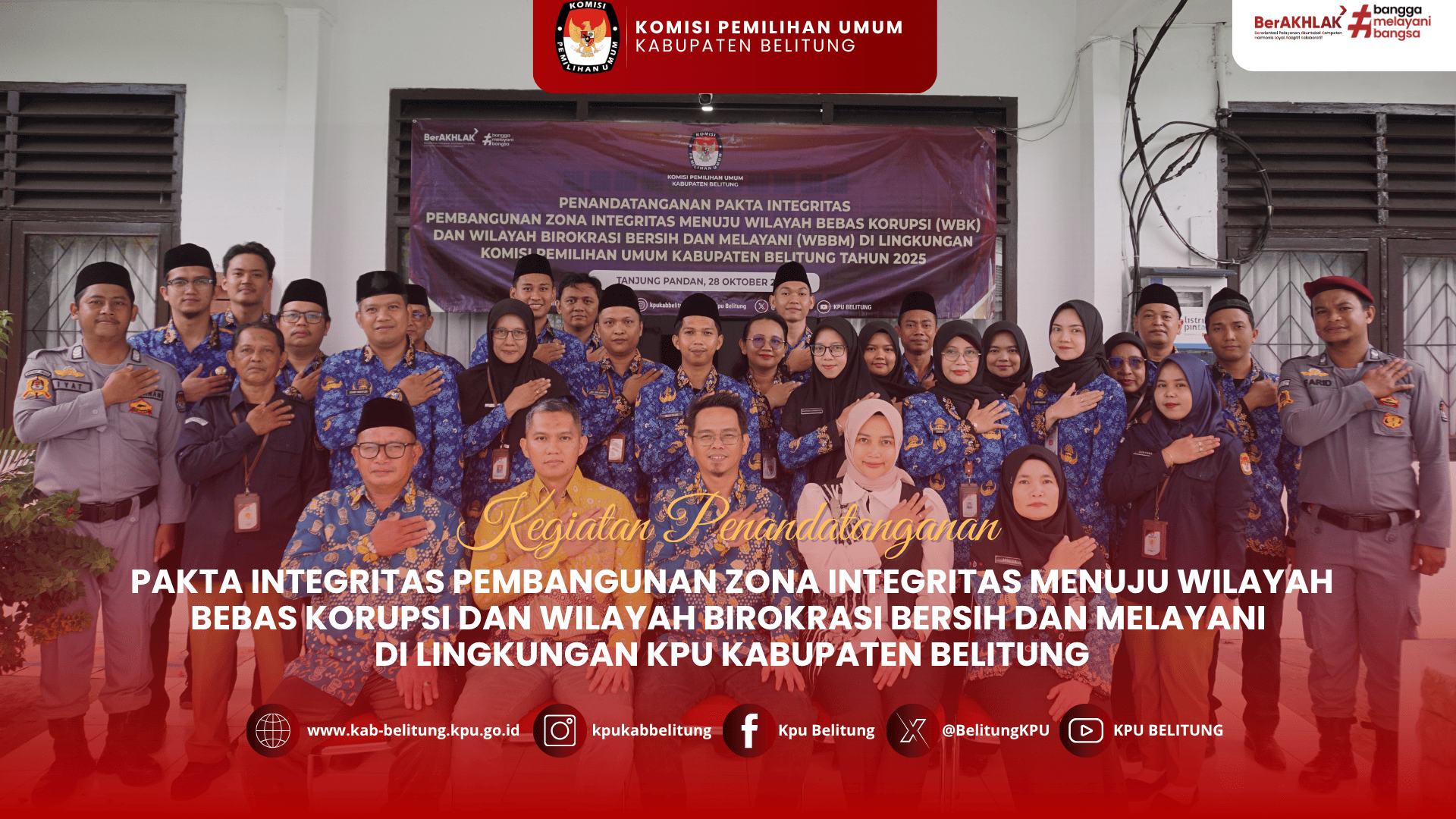 Penandatanganan Pakta Integritas Menuju WB dan WBBM