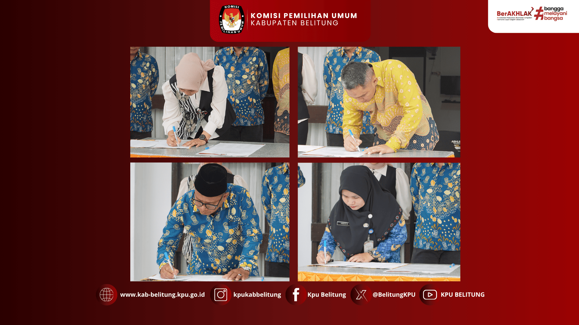 Penandatanganan Pakta Integritas Menuju WB dan WBBM