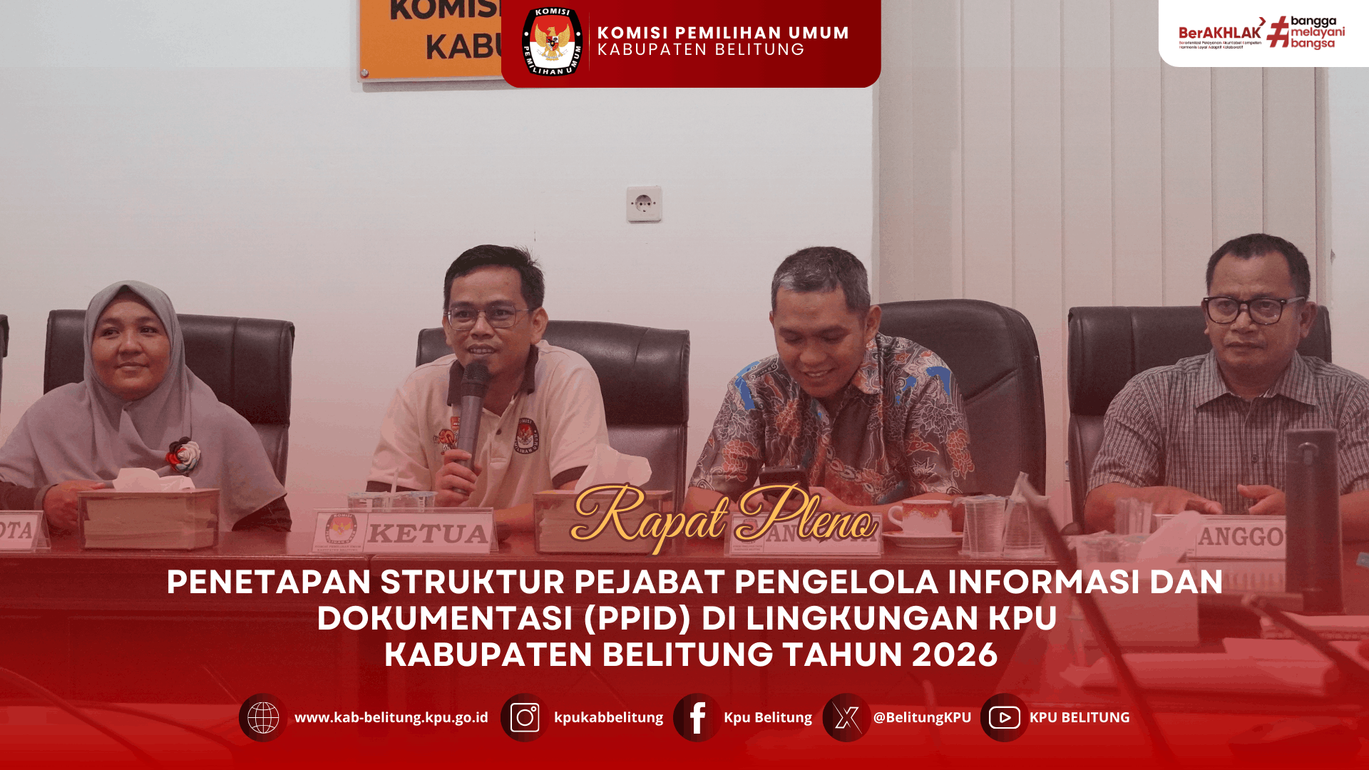 Rapat Pleno Penetapan Struktur PPID